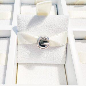 925 Sterling Silver Letter G Charm Bead Fits Pandora Charm Bracelets And Bangles